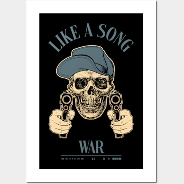 Like a Song War Wall Art by Rooscsbresundae